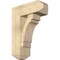 Ekena Millwork Merced Craftsman Rough Sawn Bracket w/ Offset Brace, Douglas Fir, 8"W x 20"D x 28"H BKT0806X20X28MRC04RDF - alternate 1